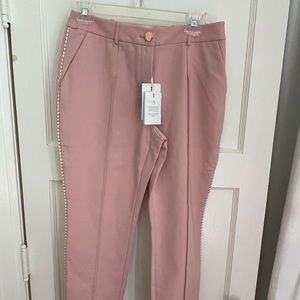 New with tags baby pink Ted Baker pants.  Ted Baker Size 2 = US Size 6.